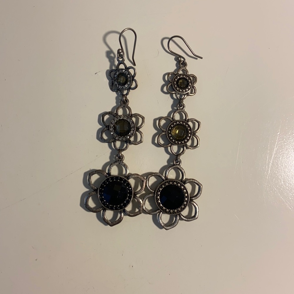 Lucky Brand Flower Dangle Earrings